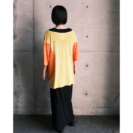 Harley-Davidson T-shirt / orange × yellow
