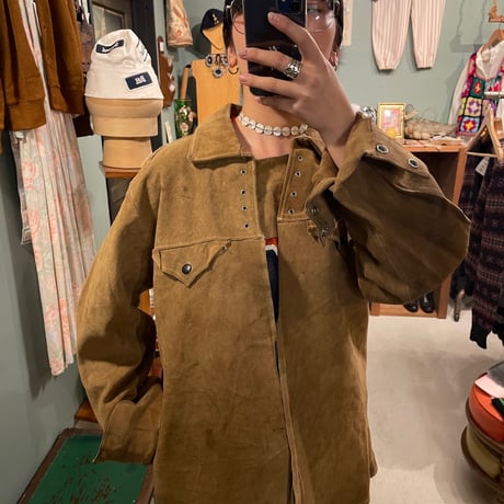 ~60s vintage suede western jacket