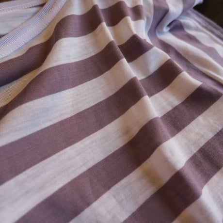 old boat neck border tee