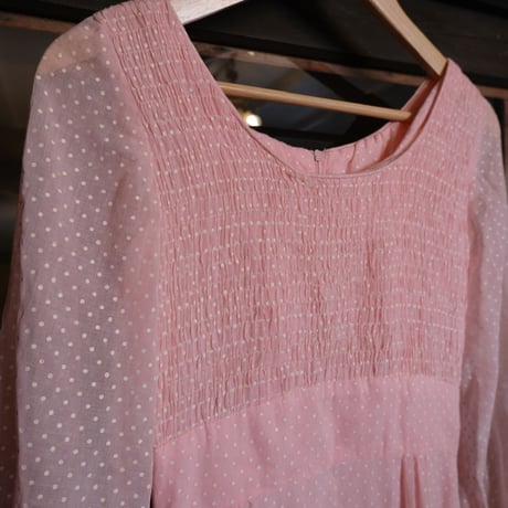 vintage / pin dot dress