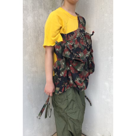 eski original remake / swiss army alpin camo backpack vest