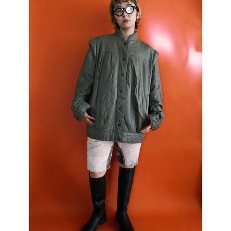 made in Italy / design leather jacket