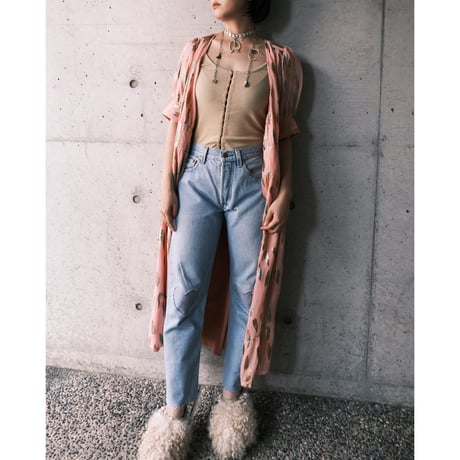 eski. original remake "♡" denim