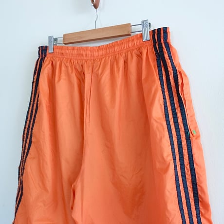 “adidas” orange nylon half pants
