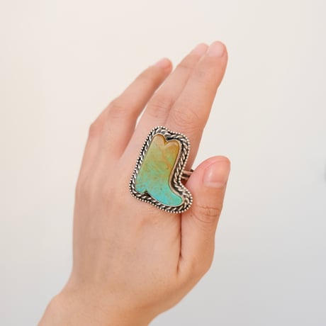 navajo / "western boots" ring