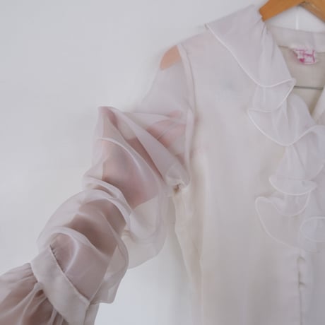 〜70s frill blouse