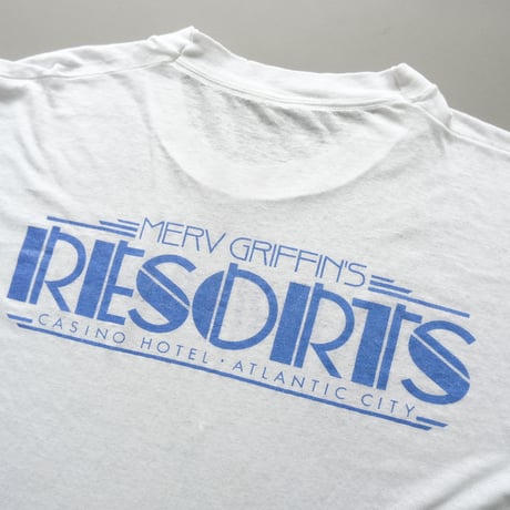 old print tee / white