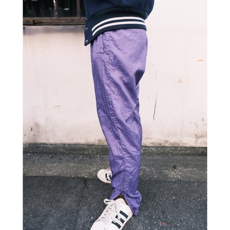 nylon pants / purple