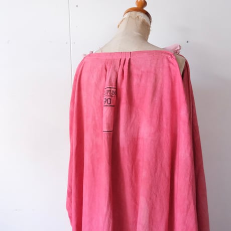 eski.  original dress / overdye "pink × ocher"