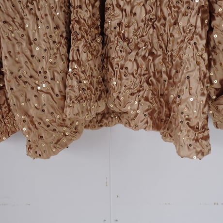 spangle jacket / champagne gold