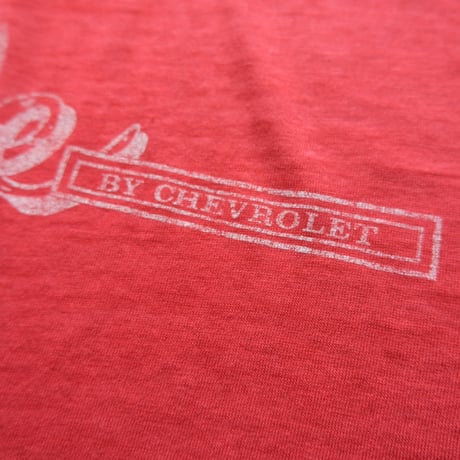 old print tee / red