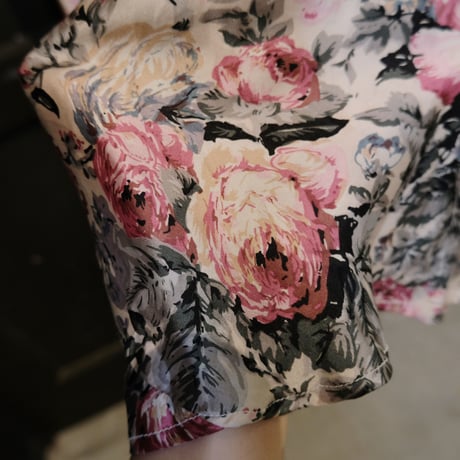 back cross design floral cami dress