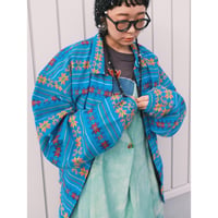 colorful embroidery jacket