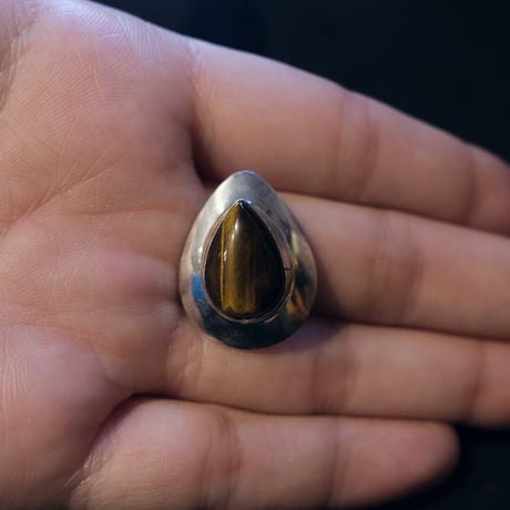 indian jewelry / tiger eye earring