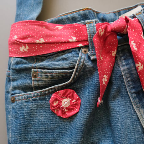 70s levi's denim remake bag