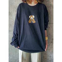 made by teddy / punk teddy L/S tee "black"