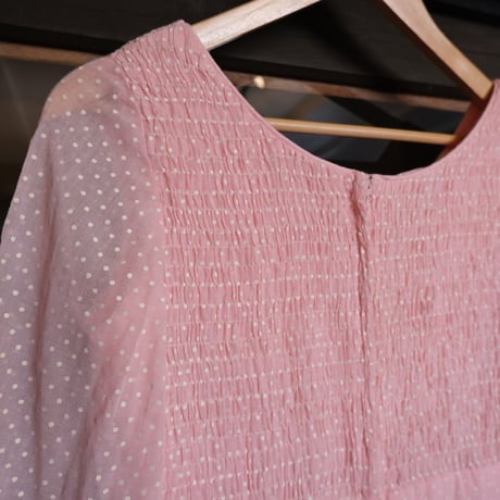 vintage / pin dot dress