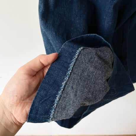 70s gaucho denim pants