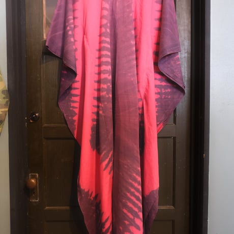 tie-dye embroidery dress