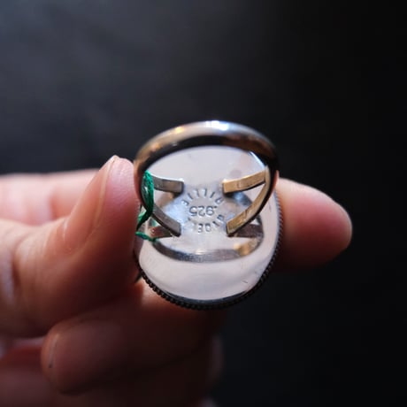 indian jewely / petrified ring