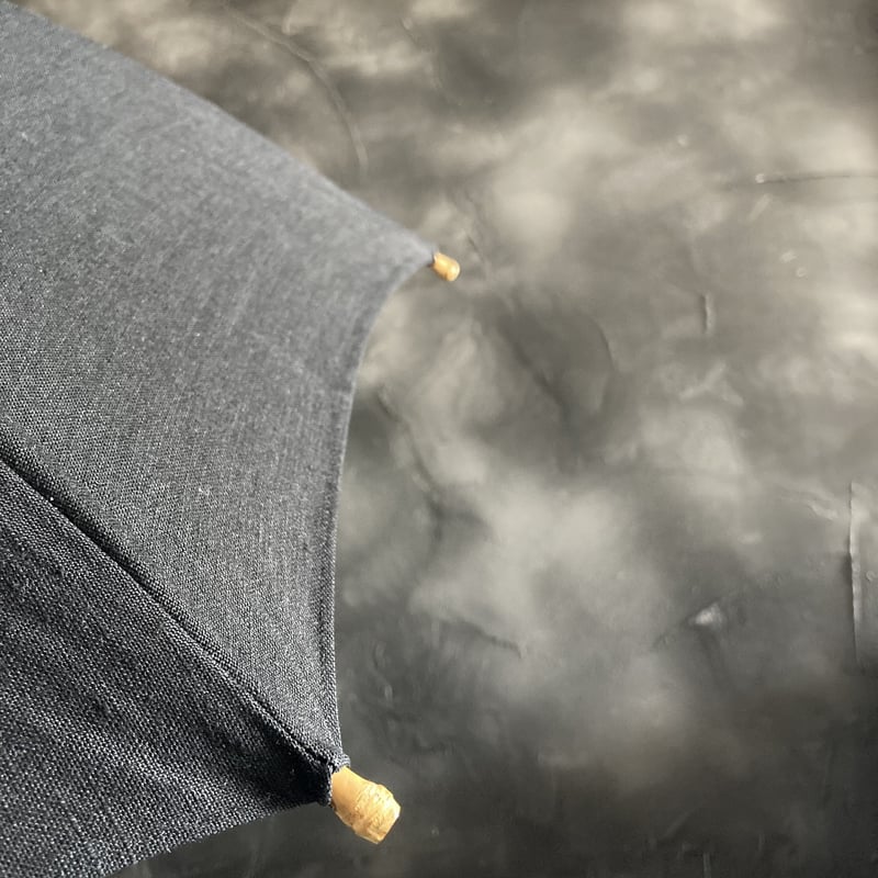 ツタエノヒガサ キツネノタスキ 麻ム地 黒 | tutaeeの離れ屋