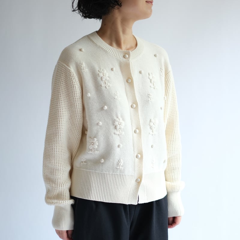 お花刺繍カーディガン｜IVORY | 84