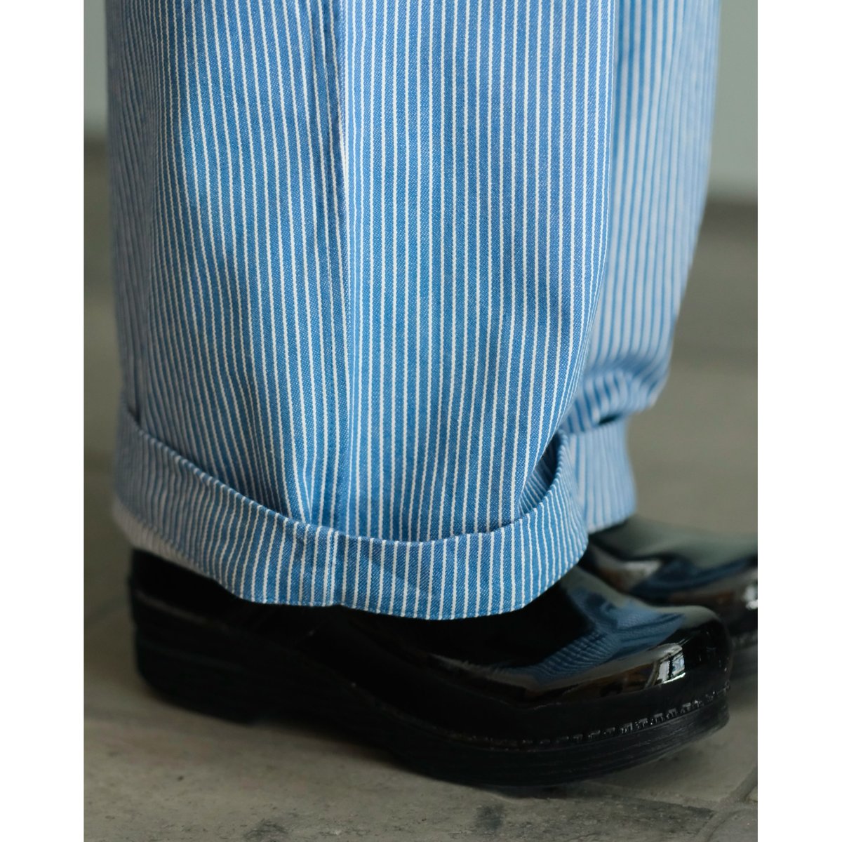 Hickory Cotton Wide Pants