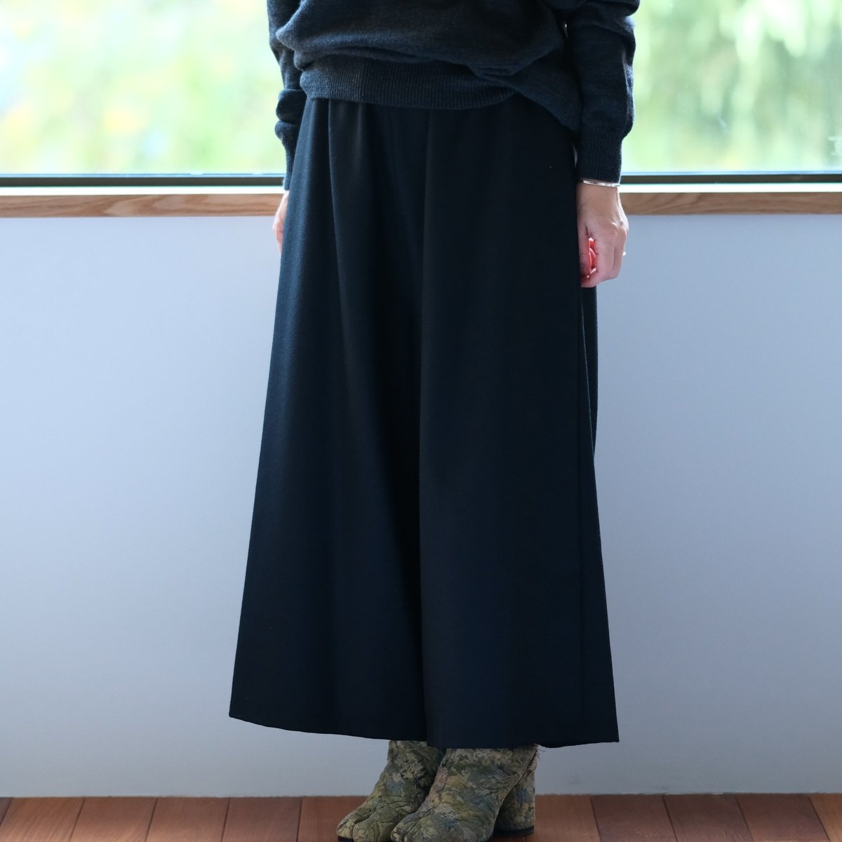 pois e ガウチョパンツ STONE STONE(wool)｜Pois É | 84
