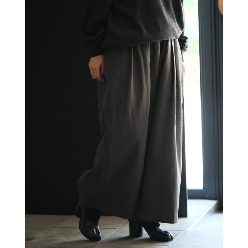 ポケットワイドパンツ(コットンウールリネン）｜SACUCA | 84