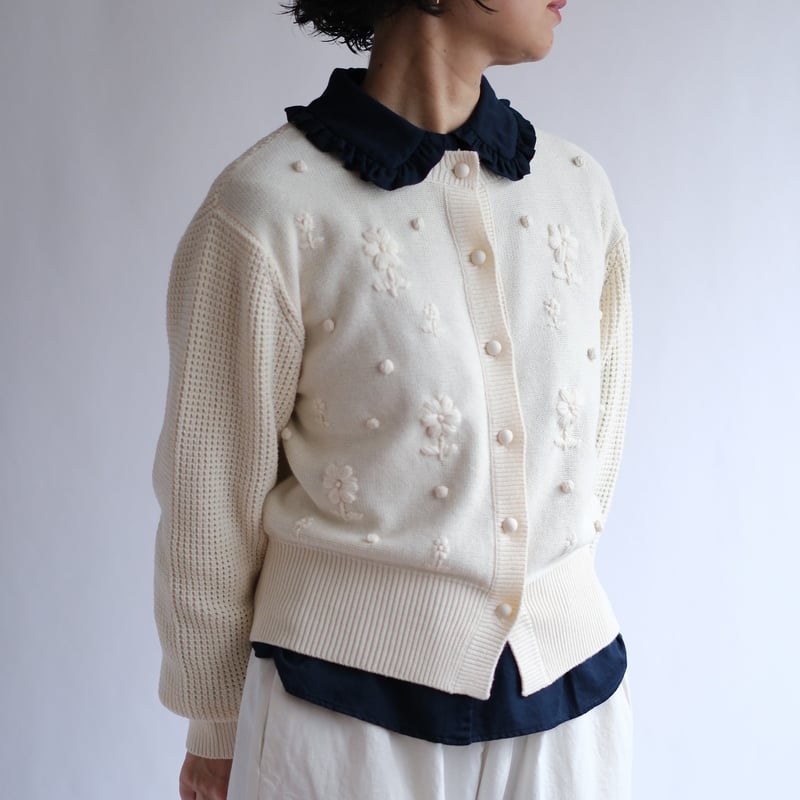 お花刺繍カーディガン｜IVORY | 84