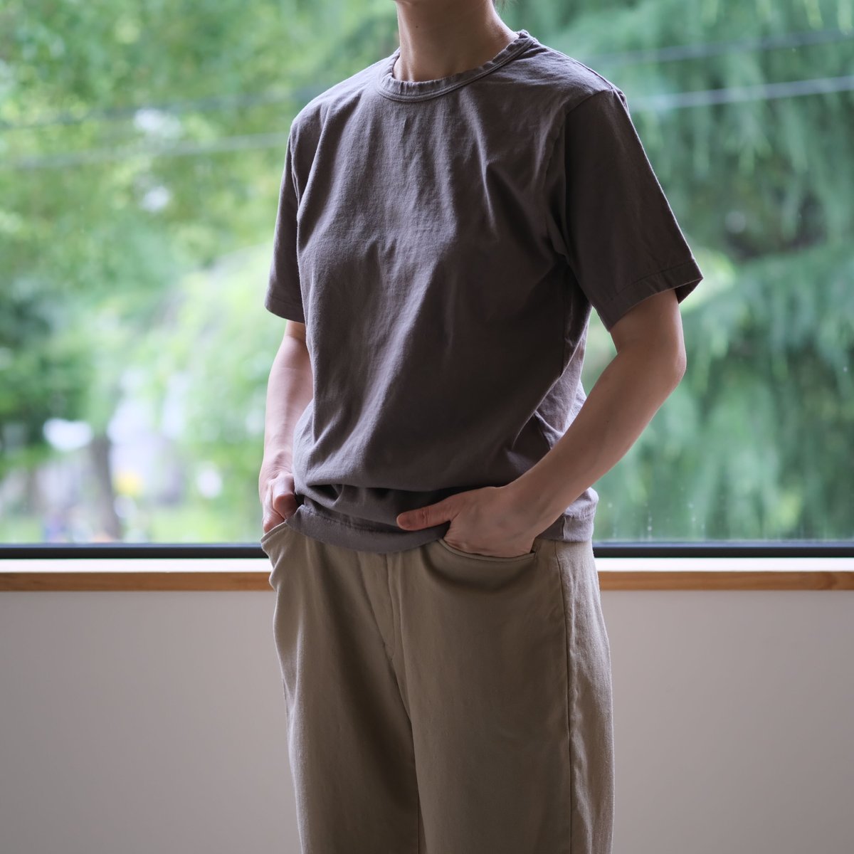 半袖Tシャツ（灰）｜MAROBAYA | 84