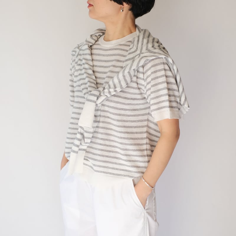 Border SS Sweater｜eleven2nd | 84
