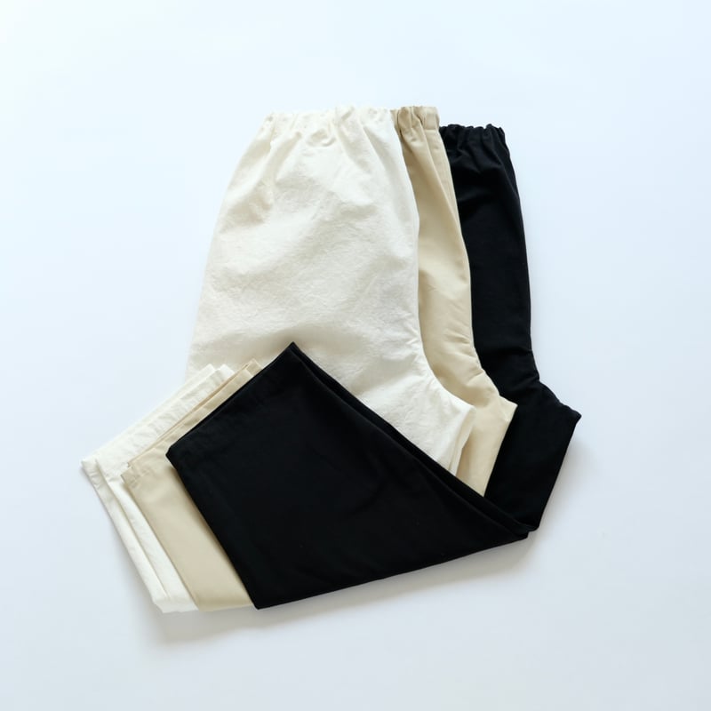 シルクネップテーパードパンツ｜pot and tea | 84