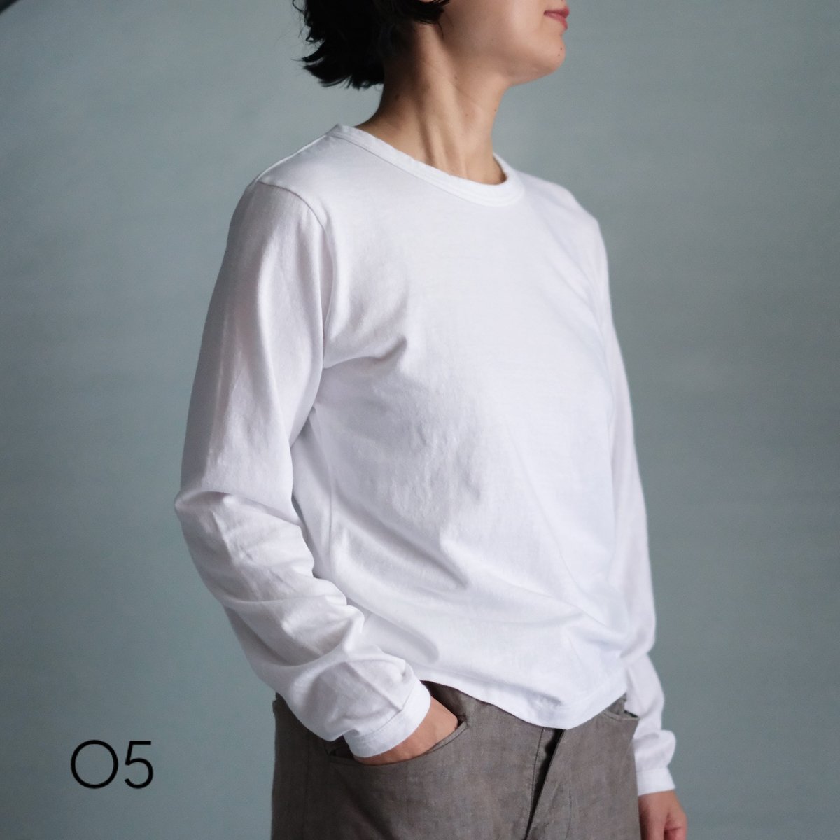 【未使用品】MAROBAYA｜長袖Tシャツ　紺 MAROBAYA｜長袖Tシャツ(紺) | 84