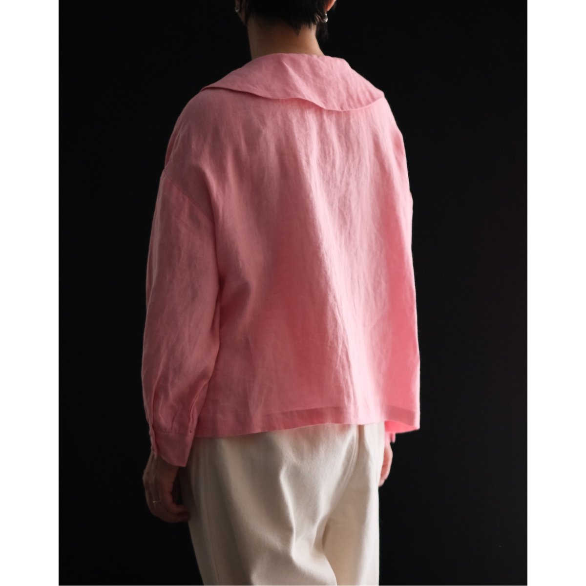 ビッグカラーブラウス｜pot and tea | 84