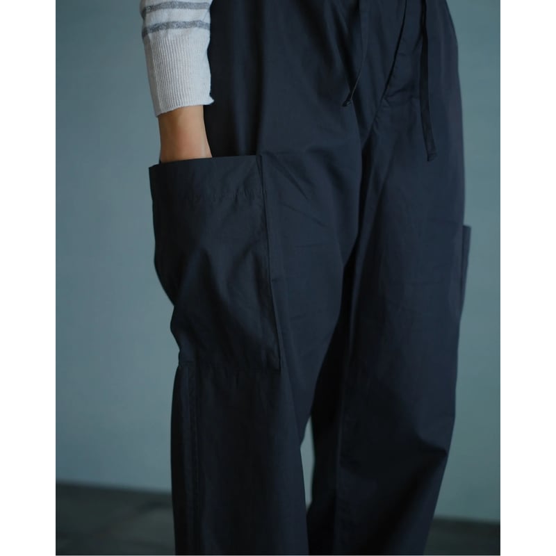 eleven2nd｜Fine Cotton Broad Cargo Pants | 84