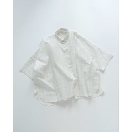 Checked Gathered Blouse｜SACUCA