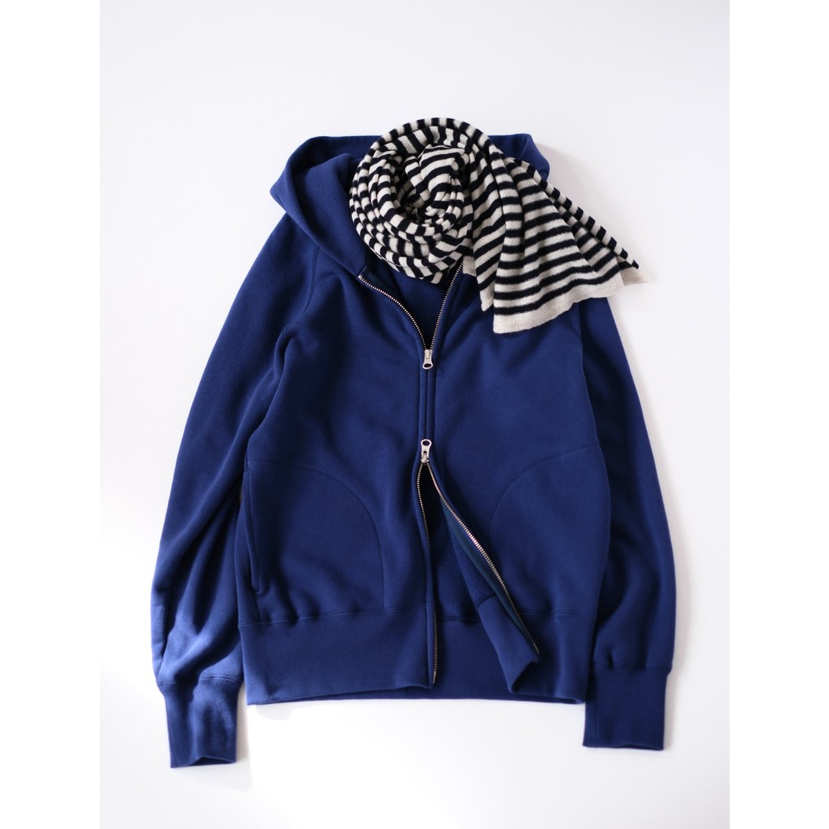 Hooded Zip-up （Dk.blue）｜eleven2nd | 84