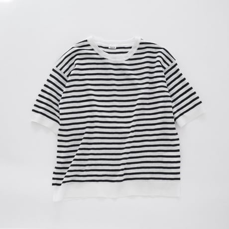Border SS Sweater｜eleven2nd