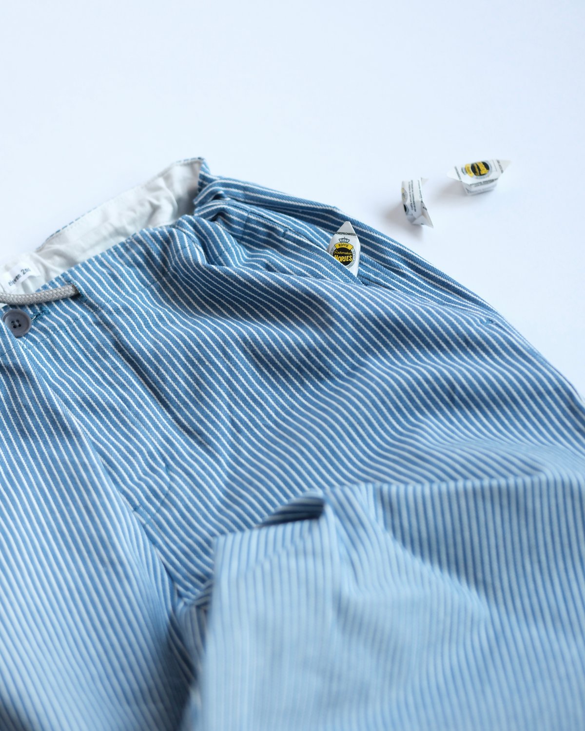Hickory Cotton Wide Pants