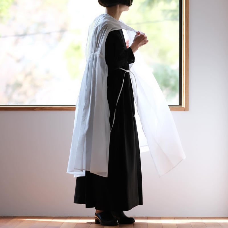 organza 2way long dress (白)|TENNE HANDCRAFTED M organza 2way long dress (白)|TENNE HANDCRAFTED M