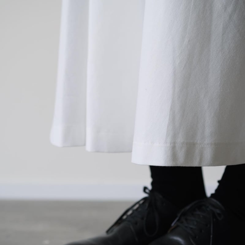 pois ホワイト フレアスカート ラッフルヘムシアフレアスカート(SKIRT（スカート）)｜CELFORD（セル