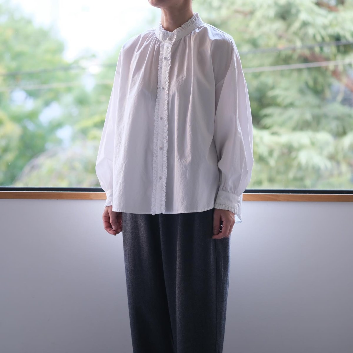 ミニフリルブラウス｜pot and tea | 84