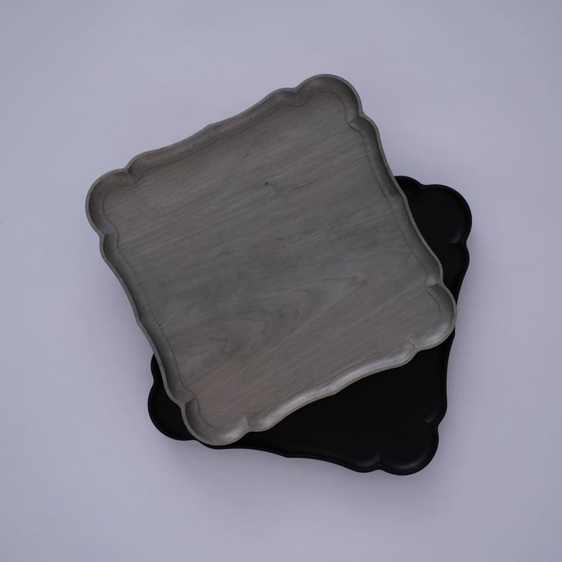 IFUJI ITALIAN TRAY イタリアントレイ S ブラック 三度黒 ITALIAN SQ TRAY – IFUJI