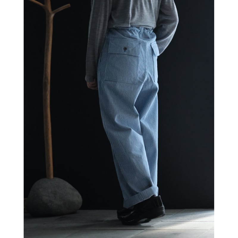 Hickory Cotton Wide Pants
