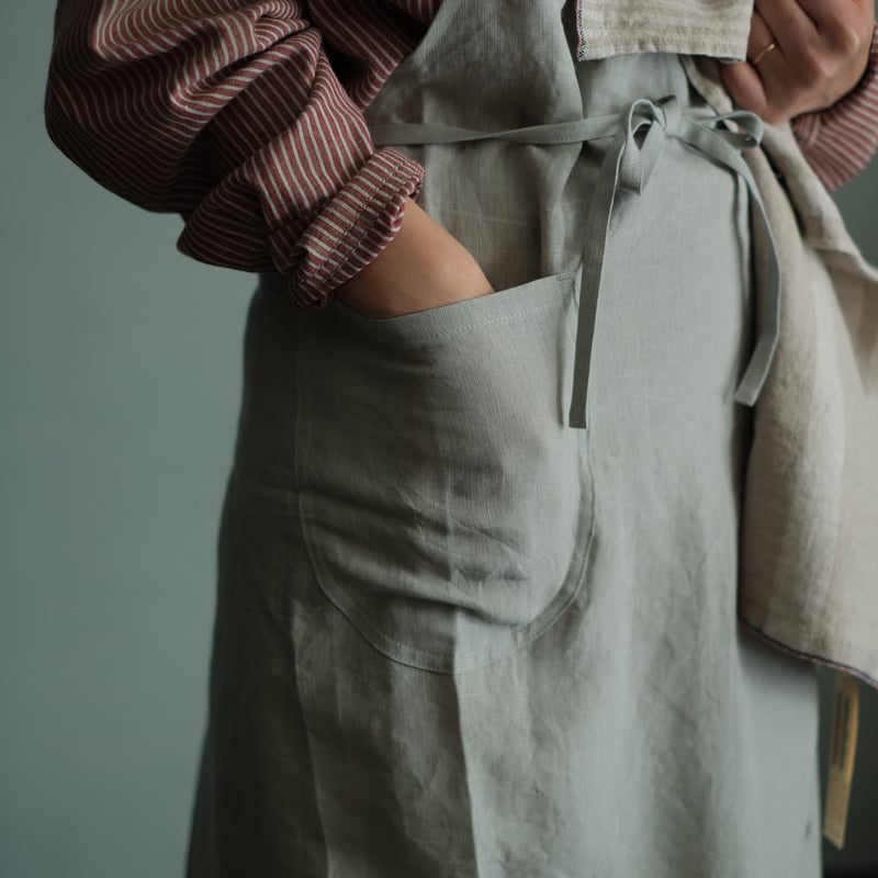 リネンエプロン｜babaghuri | 84