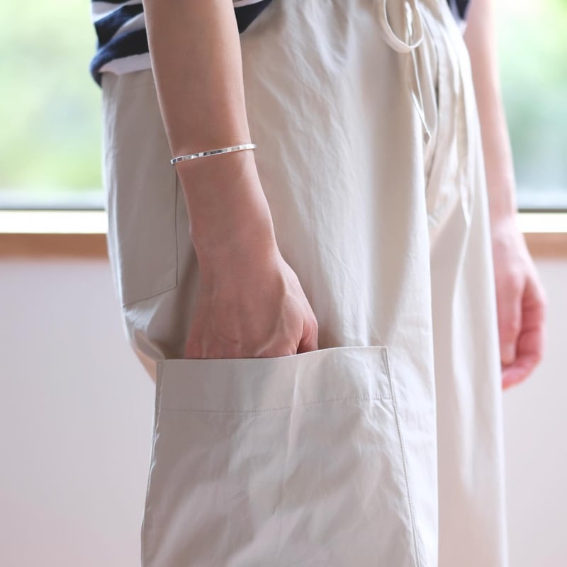 eleven 2nd ホワイトカーゴパンツ eleven 2nd カーゴパンツ (Fine Cotton Poplin Cargo Pants / White)
