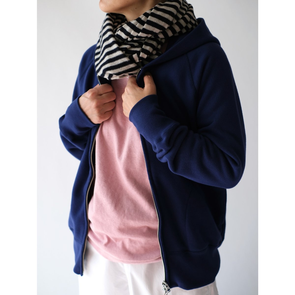 Hooded Zip-up （Dk.blue）｜eleven2nd | 84