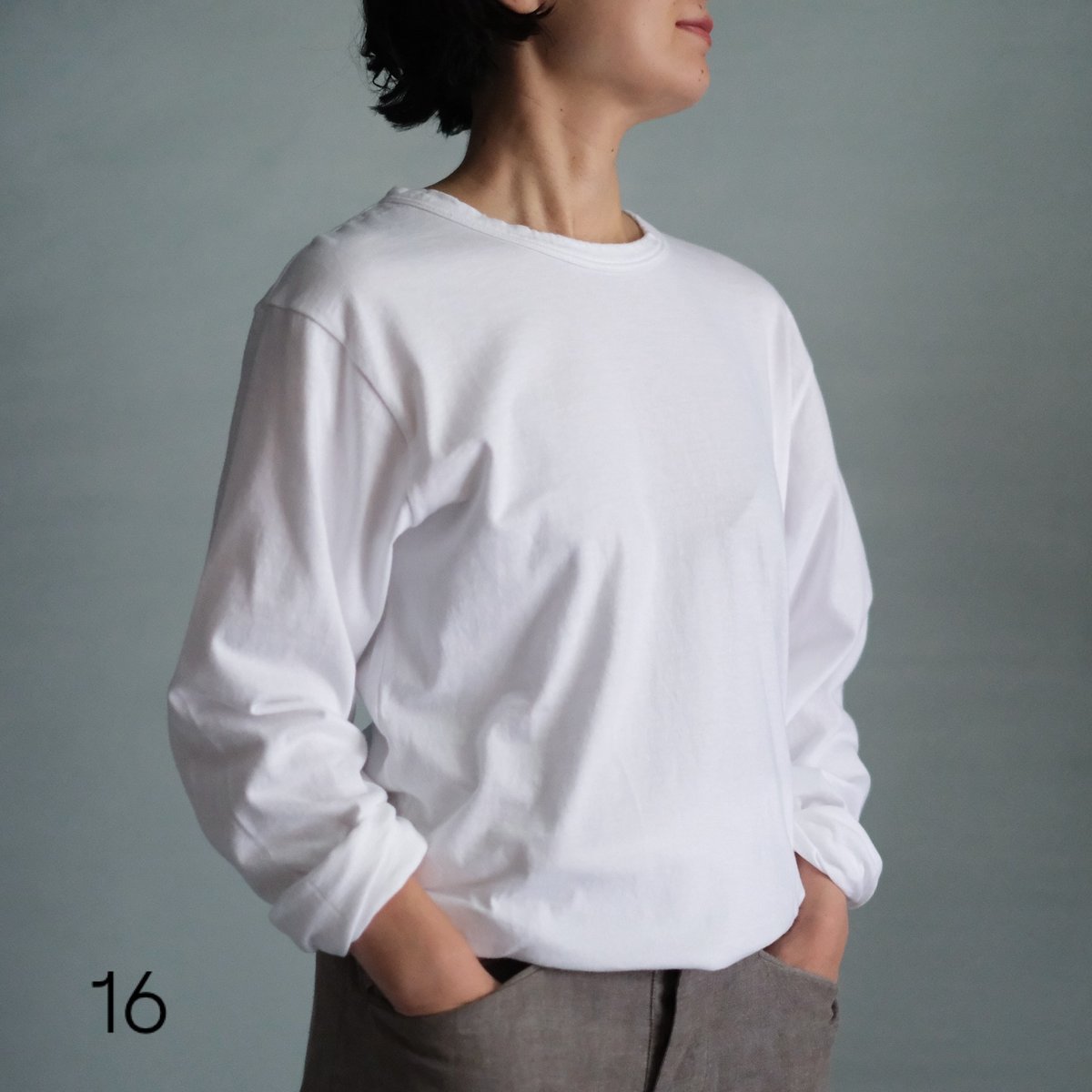 MAROBAYA|長袖Tシャツ(白) | 84 MAROBAYA|長袖Tシャツ(白) | 84