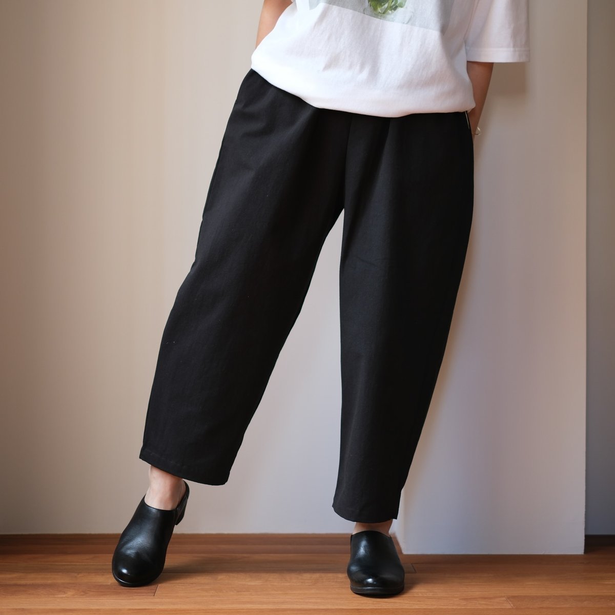 pot and tea シルクネップテーバードパンツ pot and tea | シルクネップテーパードパンツ